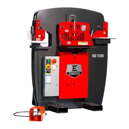 Edwards Mfg Co. 60 Ton Ironworker - 3 Phase, 230V - Edwards IW60-3P230